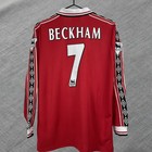 Manchester United 1998-99 Home Long Sleeve Jersey     Beckham  7