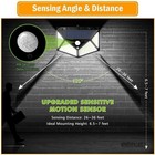 Solar Motion Sensor Light Outdoor 100 Led Waterproof Wall Light Garden Security 