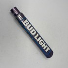 Vintage Bud Light Beer Tap Handle Purple Silver Metallic Distressed Breweriana