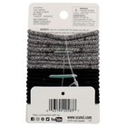 Scunci No Damage Comfortable All-day Medium Hold Hair Elastics  Black  18 Ct