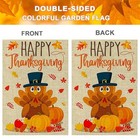 Thanksgiving Turkey Yard Flags 12x18 Double Sided Be Thanksgiving Turkey-qz20