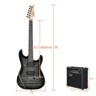 Glarry 39  Gst Electric Guitar Beginner Kit Gig Bag 20w Amp For Beginner