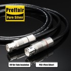Preffair Pure Silver Xlr Balanced Cable Interconnect Solid Pss Pure Silver Core
