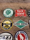 Lot Of 20 Different 1950 s Post Cereal Premium Metal Railroad Emblem Sign