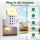 Air Ionizers plug In Negative Ion Air Purifier  Quiet Air Freshener For Home X3