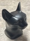 Ancient Egyptian Goddess Cat Bastet Sculpture Statue Egypt Black Stone 4 75   