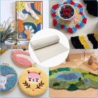39 X 39 Inches Premium Primary Tufting Cloth With Marked Lines  Monk Cloth For R