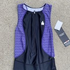 Ironman Tri Suit Womens Medium Purple Black Triathlon Cycling Sleeveless Nwt