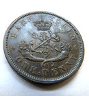 1857 Bank Of Upper Canada One Penny Bank Token