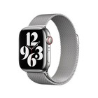 Apple Mesh Milanese Silver Band 44mm For Apple Watch Se  3  4  5  6  7  8  9  10