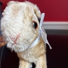 Antique Steiff German Mohair Rabbit  About 9   Hard Stuffed  No Id