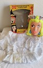 Vintage 1960s Halloween Costume Halco Cinderella Ventilated Mask And Dress