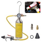 Ac Flush Kit  Air Conditioner System Flush Canister Kit With Pressure Gauge Us