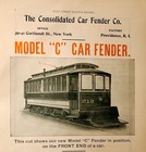 Antique 1902 Consolidated Car Co New York Streetcar Two Page Advertising Rare
