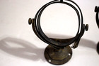 Vintage Antique Nautical Marine Ship Gimbals Compass Lamps Need Restoring