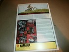 Original 1971 Yamaha 125 Enduro  At1-c  Motorcycle Sales Brochure
