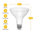 Flaspar 2 Pack Par30 Yellow Bug Light Bulb 100w Equivalent 12w Led E26 Base Usa