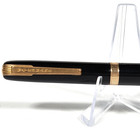 Vintage Waterman England Mechanical Pencil Black Gt Gold Plated Twist - Working