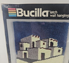 Vintage Bucilla Latch Hook Wall Hanging Kit Pueblo Scene 20 x27  Southwest