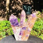 6 2lb Natural Dream Amethyst Multi Obelisk Crystal Energy Column Reiki Healing