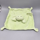 Baby Gund Satineesnugs Green Frog Baby Lovey Security Blanket Plush Toy  58682