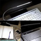 Usb Led Book Light 10 Led Flexible Clip-on Reading Lamp Laptop Pc Night Light