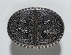 George Roth German Silver Center Hinge Box Hanau Signed Antique 19th Century