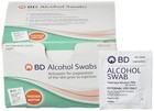 Bd Alcohol Swabs 100 Each White