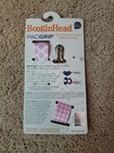 Boogin Head Pacigrip Pacifier Holder For Tethers And Toys - Pink white - 2 Pack