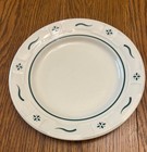 Longaberger Heritage Green Woven Traditions Dinnerware