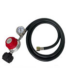 4ft 0-30psi Adjustable High Pressure Propane Regulator With Hose And Psi Gauge