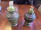 2 Vintage Perko Brass Oil Lamps Not Complete