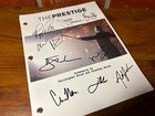 The Prestige Autographed Cast Signed Script Screenplay Reprint Christopher Nolan