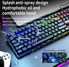 Computer Desktop Gaming Keyboard And Mouse Mechanical Feel Led Light Backlit
