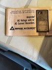 Vintage Amprobe Ac Ammeter Recorder Kit W  Manual Charts   Accessories