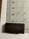 Vintage Letter Press Print Block Hot Rod Early Car  Awesome 