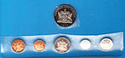 Trinidad   Tobago 1973 Proof Set  without  5    10   6 Coins 