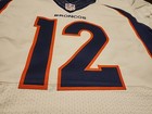 2016 Denver Broncos Authentic Game Worn Issued Jersey  12 Paxton Lynch Some Wear