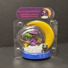 Solar Powered Dancing Bobblehead Toy Halloween Witch On Broomstick With Moon