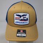 Richardson Trucker Hat Brown Blue One Size Bennett Truck Transport Driver Patch