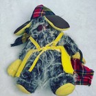 Vintage Plush Uk Style Plush Stuffed Animal Toy Handmade Ooak 