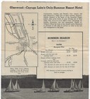Glenwood Hotel Ithaca Ny Cayuga Lake Vintage Brochure Finger Lakes