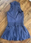 Calia Golf Mixed Media Slys Pleated Dress Navy Blue Tennis Bodybreez  Xs Preppy