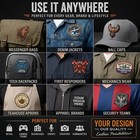 Custom Personalize Embroidered Patch Logo Badge - Iron On   Sew On   Hook   Loop