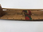 Vintage Cleveland Ohio Souvenir Wooden Towel Tie Rack Indian Wood Travel