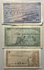 Kenya 1971 5   20 Shilingi  1969 10 Shilingi 3 Banknotes