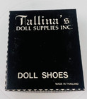 Tallina s Doll Supply Vintage White Baby Doll Shoes Original Package Sz  2