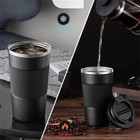 510ml Leakproof Insulated Thermal Travel Stainless Steel Coffee Mug Cup Flask