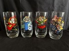Set Of 4 Vintage 1985 Collectible - Alvin the Chipmunks   The Chipettes Glasses 