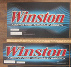 11pcs Winston Cigarettes Plastic Store Signs Tobacco Advertising Banner Display
